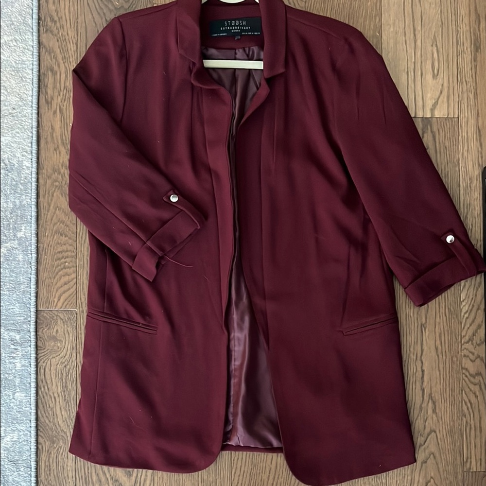Stylish Maroon Women's blazer